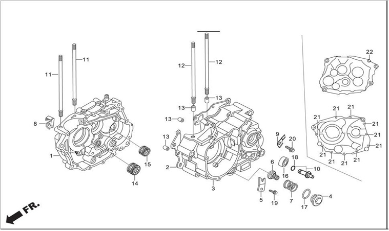 MOTOR GOVDE SAG